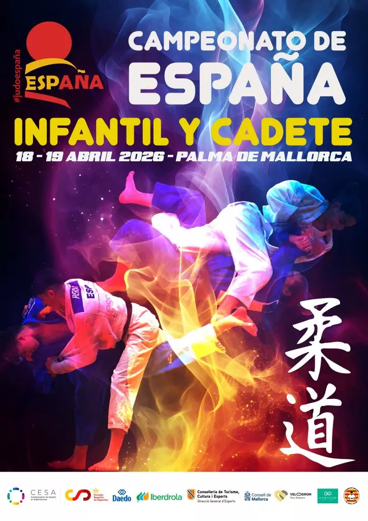CAMPEONATO ESPA&Ntilde;A DE JUDO ESCOLAR. Palma de Mallorca 17 y 18 abril 2026